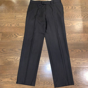 Brown striped wool Hugo Boss dress pants, size 40